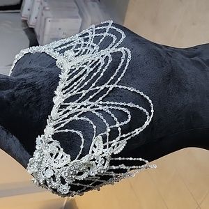 Custom Bridal shoulder necklace